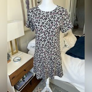 Kate Spade Leopard Print T-Shirt Dress